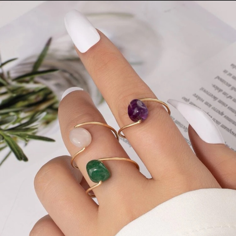 Stackable Stone Fashion Ring